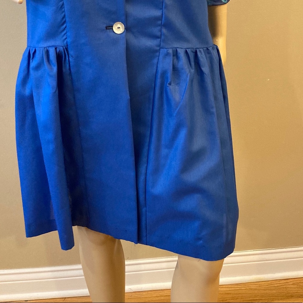 Button Front Ruffe Hem Dress NWT - Picture 7 of 13